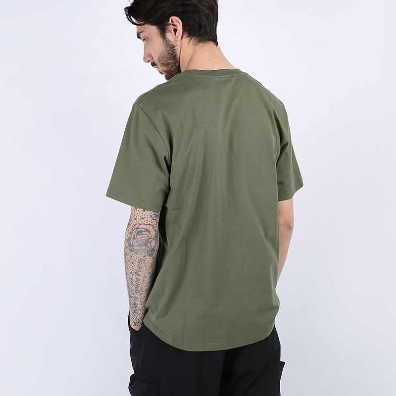 Мужская футболка Carhartt WIP S/S Pocket T-Shirt (I022091-dollar green)  - цена, описание, фото 3